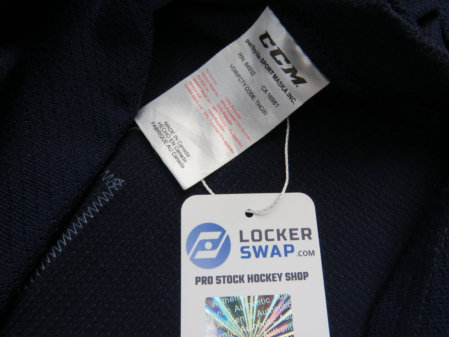 CCM Sherbrooke Phoenix QMJHL Game Worn Authentic Hockey Game Jersey CHL 56 #16