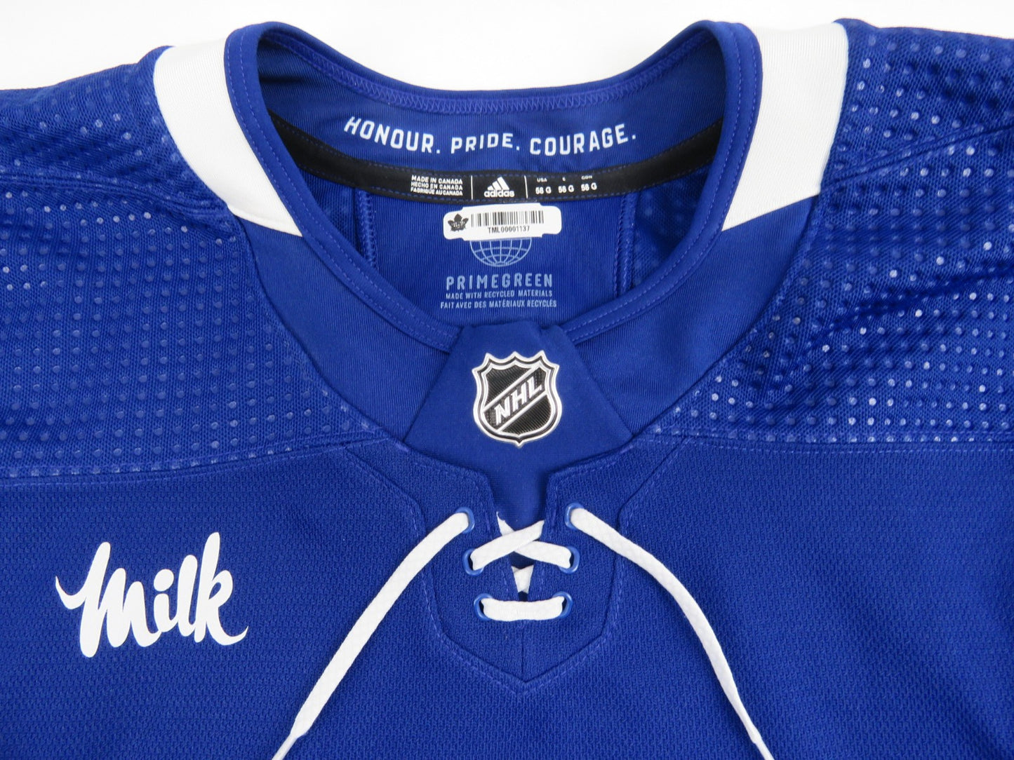 Adidas Toronto Maple Leafs Authentic NHL Hockey Game Jersey Blue 58 Goalie JONES