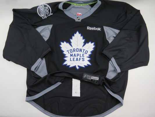 Toronto Maple Leafs 2017 Centennial Classic Game Issued NHL Hockey Practice Jersey GOALIE