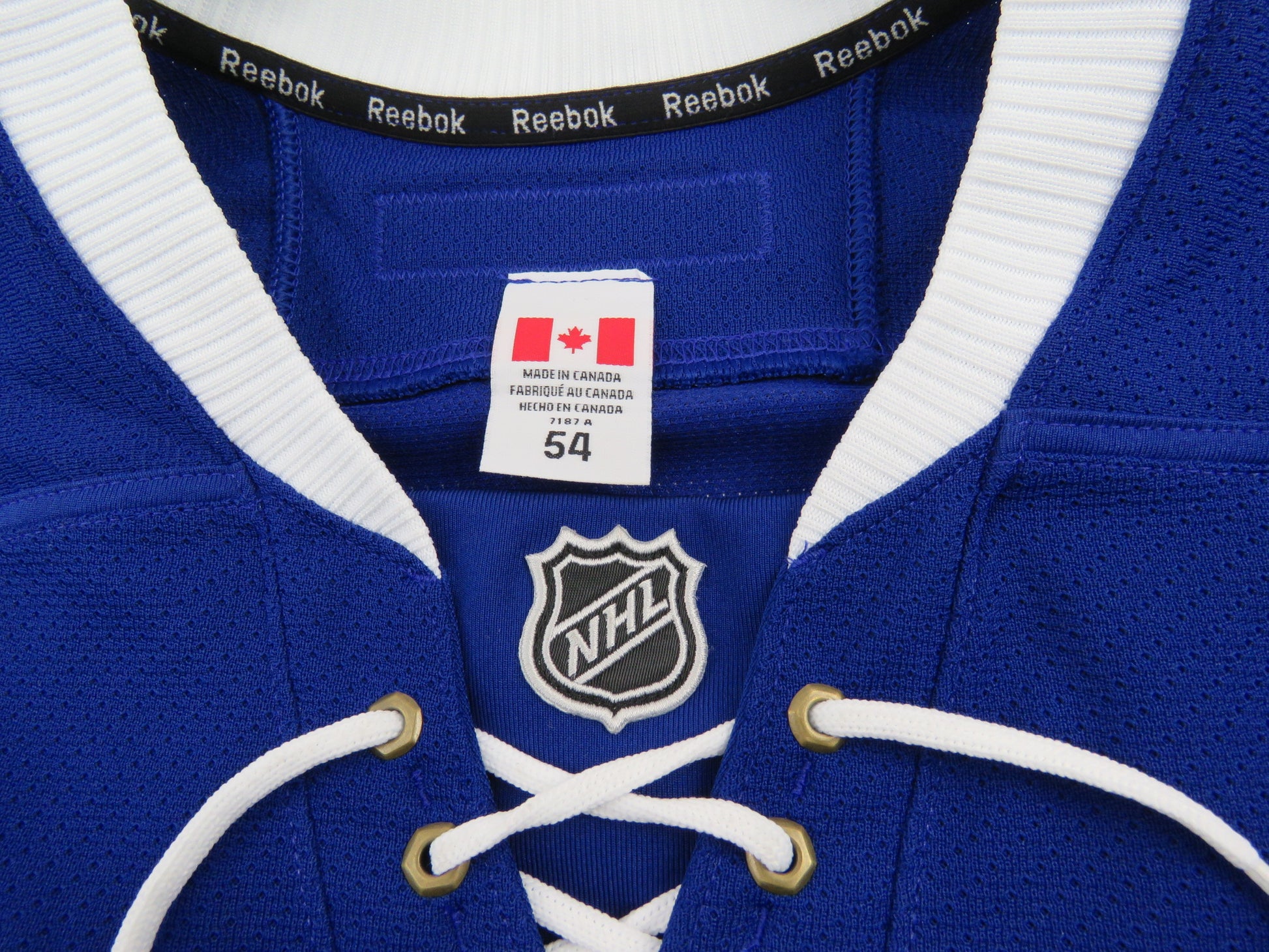 Team Issued Toronto Maple Leafs Retro 3rd Pro Stock NHL Hockey Game Jersey  54