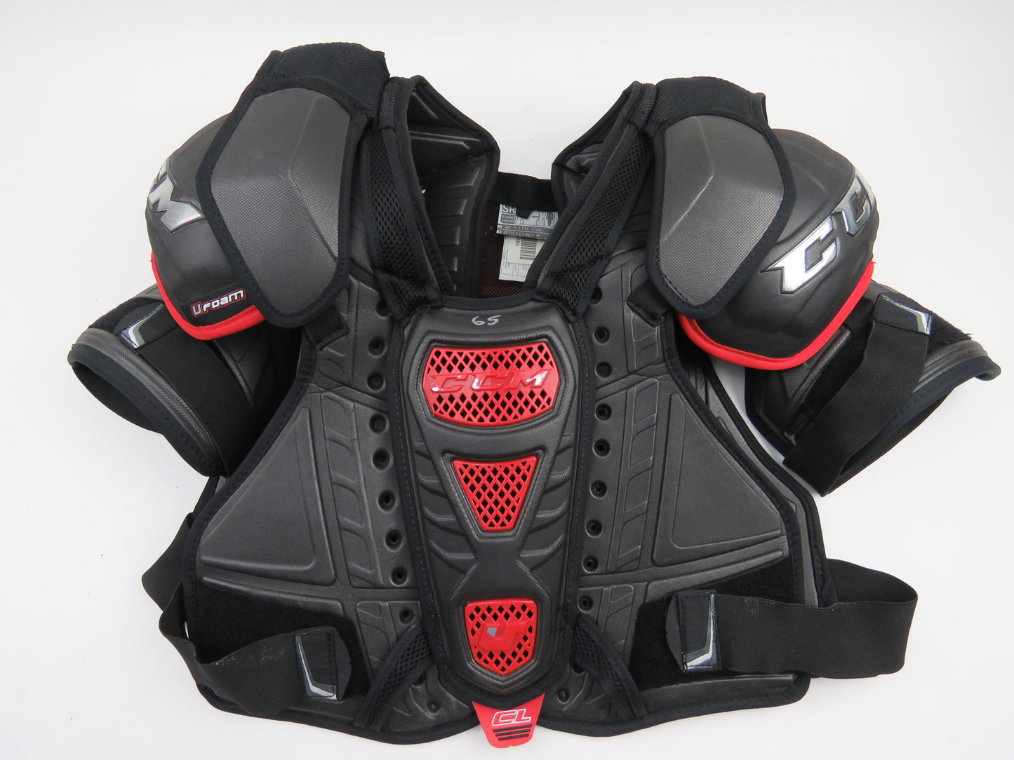 CCM U+ CL NHL Pro Stock Hockey Player Shoulder Pads Protective Size Senior XL