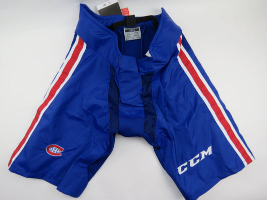 CCM Montreal Canadiens NHL Pro Stock Hockey Player Girdle Pant Shell Large +1" 9K
