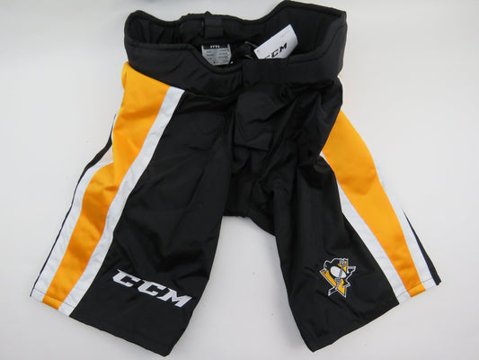 CCM Pittsburgh Penguins NHL Pro Stock Hockey Player Girdle Pant Shell XL +2" 9K