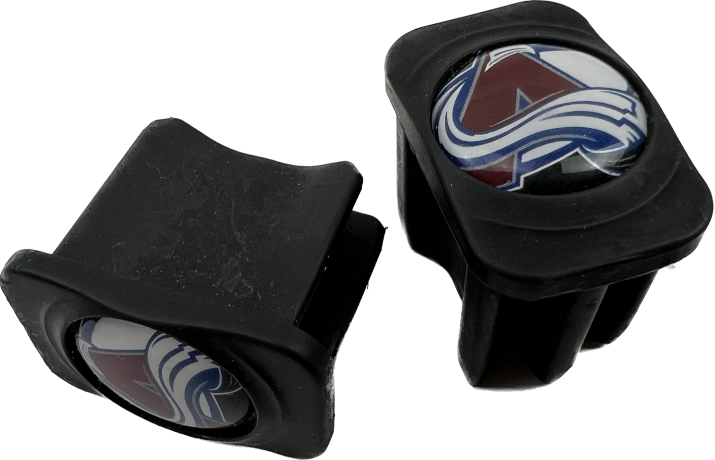 (2 pack) Warrior Colorado Avalanche NHL Pro Stock Hockey Stick End Cap