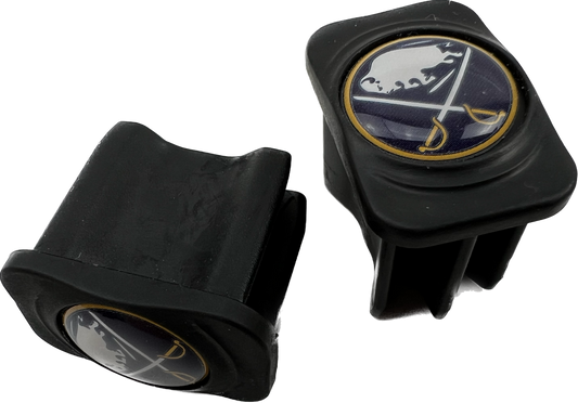 (2 pack) Warrior Buffalo Sabres NHL Pro Stock Hockey Stick End Cap