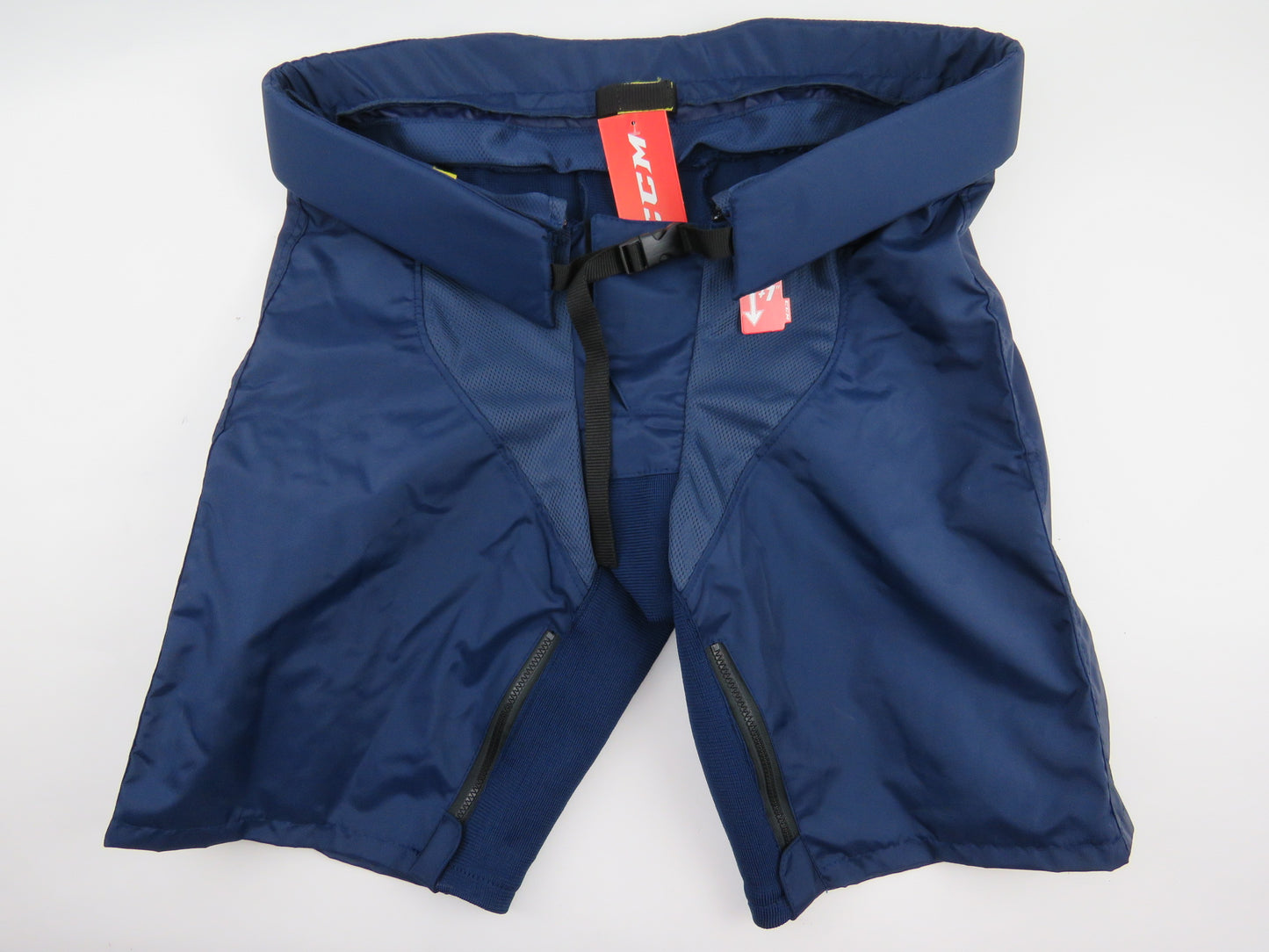 CCM Tacks Navy Blue NHL Pro Stock Hockey Player Girdle Pant Shell Larg